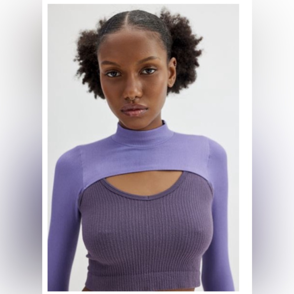Purple shrug from Urban Outfitters